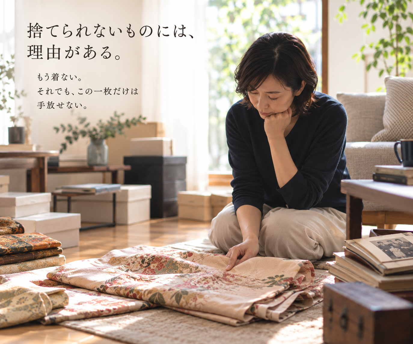 捨てられないものには、理由がある。もう着ない。それでも、この一枚だけは手放せない。